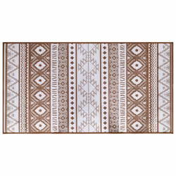 vidaXL Outdoor Rug Floor Carpet Door Mat Washable Floor Rug Reversible Design - brown, 80 x 150 cm