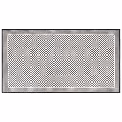 vidaXL Outdoor Rug Floor Carpet Door Mat Washable Floor Rug Reversible Design - grey, 80 x 150 cm