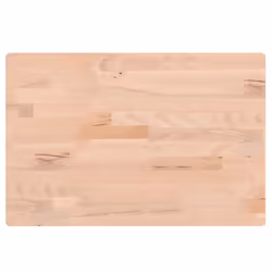 vidaXL Table Top Replacement Dining Table Top Rectangular Solid Wood Beech