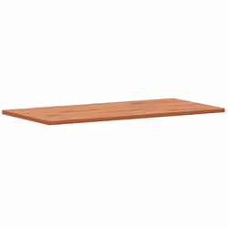 vidaXL Table Top Replacement Dining Table Top Rectangular Solid Wood Beech - brown, 100 x 50 x 1.5 cm - Additional view 2