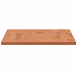 vidaXL Table Top Replacement Dining Table Top Rectangular Solid Wood Beech - brown, 100 x 50 x 1.5 cm - Additional view 4
