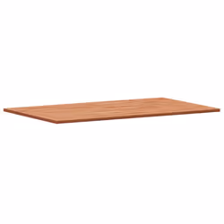 vidaXL Table Top Replacement Dining Table Top Rectangular Solid Wood Beech - brown, 100 x 60 x 1.5 cm - Additional view 2