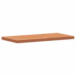 vidaXL Table Top Replacement Dining Table Top Rectangular Solid Wood Beech - brown, 100 x 50 x 4 cm - Additional view 2