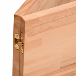vidaXL Workbench Wooden Work Table Work Bench Tool Solid Wood Beech and Metal - 200 x 55 x 81.5 cm - Additional view 6