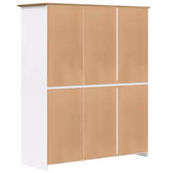 VidaXL 355063 bedroom wardrobe/closet 4 shelves 3 door(s) White - Additional view 5
