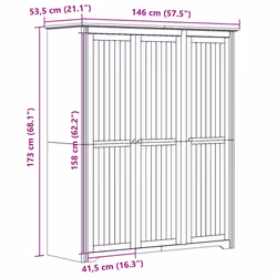 VidaXL 355064 bedroom wardrobe/closet - Additional view 8