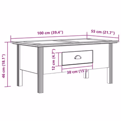 VidaXL 355070 coffee/side/end table - Additional view 8