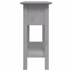 vidaXL Console Table Tea Side Table Hallway Accent End Table Solid Wood Pine - grey - Additional view 4