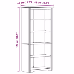 VidaXL 355081 living room bookcase - Additional view 6