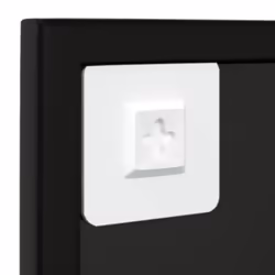 vidaXL Wall Mirror Hallway Makeup Mirror Hanging Mirror Black Rectangle Iron - 80 x 60 cm/ 2 pcs - Additional view 6