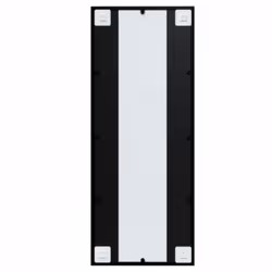 vidaXL Wall Mirror Hallway Makeup Mirror Hanging Mirror Black Rectangle Iron - 100 x 40 cm/ 2 pcs - Additional view 4
