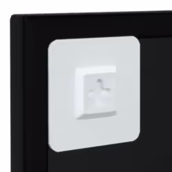 vidaXL Wall Mirror Hallway Makeup Mirror Hanging Mirror Black Rectangle Iron - 100 x 40 cm/ 2 pcs - Additional view 5
