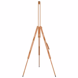 vidaXL Easel Stand Wooden Artist Easel Floor Studio Easel Solid Beech Wood