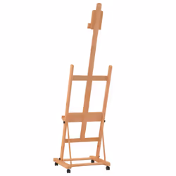vidaXL Easel Stand Wooden Artist Easel Floor Studio Easel Solid Beech Wood - Additional view 5