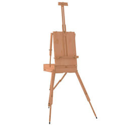 vidaXL Easel Stand Wooden Artist Easel Floor Studio Easel Solid Beech Wood