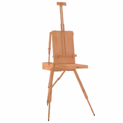 vidaXL Easel Stand Wooden Artist Easel Floor Studio Easel Solid Beech Wood