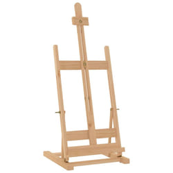 vidaXL Table Easel Wooden Art Easel Adjustable Table Box Easel Solid Wood Pine