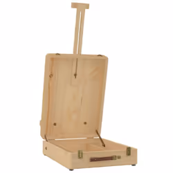 vidaXL Table Easel Wooden Art Easel Adjustable Table Box Easel Solid Wood Pine - Additional view 4