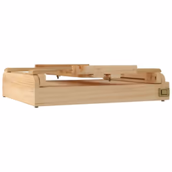 vidaXL Table Easel Adjustable Table Box Easel with Drawer Solid Wood Pine - Additional view 6