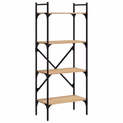 VidaXL 833339, Oak, Steel, Wood, 560 mm, 315 mm, 1385 mm