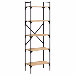 VidaXL 833344, Oak, Metal, Wood, 560 mm, 315 mm, 1740 mm