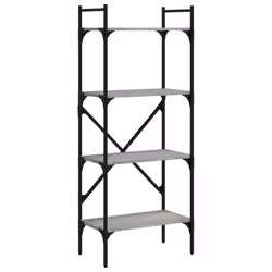 VidaXL 833346, Grey, Oak, Metal, Wood, 560 mm, 315 mm, 1740 mm