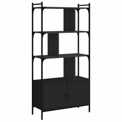 VidaXL 833348, Black, Steel, Wood, 765 mm, 300 mm, 1545 mm