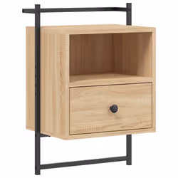 VidaXL 833435, Oak, Metal, Wood, 400 mm, 300 mm, 610 mm, 1 pc(s)