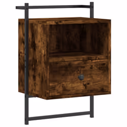 VidaXL 833437, Oak, Metal, Wood, 400 mm, 300 mm, 610 mm, 1 pc(s)