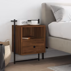 VidaXL 833441 nightstand/bedside table Oak - Additional view 2