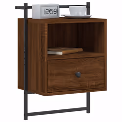 VidaXL 833441 nightstand/bedside table Oak - Additional view 3