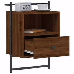 VidaXL 833441 nightstand/bedside table Oak - Additional view 4