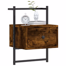 VidaXL 833447 nightstand/bedside table Oak - Additional view 4