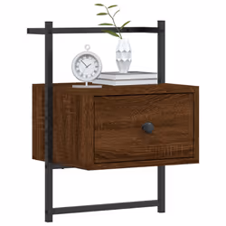 VidaXL 833452 nightstand/bedside table Oak - Additional view 4