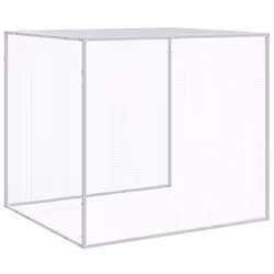 vidaXL Chicken Cage with Roof Farm Chicken Run Coop Hen House Galvanised Steel - anthracite, 1003 x 98 x 90 cm - Additional view 7