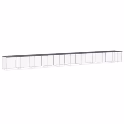 vidaXL Chicken Cage Farm Chicken Coop with Roof Anthracite Galvanised Steel - anthracite, 1003 x 98 x 90 cm