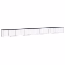 vidaXL Chicken Cage Farm Chicken Coop with Roof Anthracite Galvanised Steel - anthracite, 1003 x 98 x 90 cm - Additional view 4