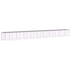 vidaXL Chicken Cage Farm Chicken Coop with Roof Anthracite Galvanised Steel - light grey, 1003 x 98 x 90 cm - Additional view 4