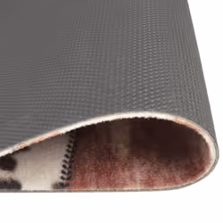 vidaXL Kitchen Rug Anti Fatigue Mat Runner Rug Washable Floor Carpet Velvet - black and brown, 45 x 150 cm - Additional view 2