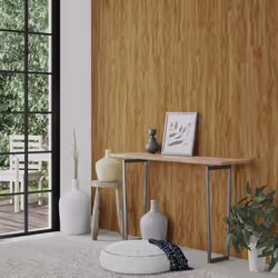 vidaXL Wall Panels Wood Look PVC 2.06 mÂ² 3D Wall Paper Cladding Wall Covering - brown - Additional view 5