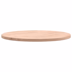 vidaXL Table Top Wooden Replacement Desk Top Dining Table Top Solid Wood Beech - light brown, 40 x 1.5 cm - Additional view 5