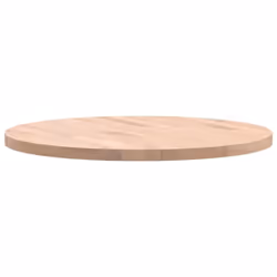 vidaXL Table Top Wooden Replacement Desk Top Dining Table Top Solid Wood Beech - light brown, 60 x 2.5 cm - Additional view 4