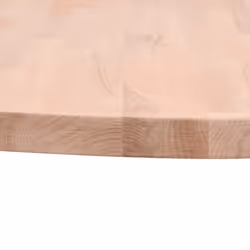 vidaXL Table Top Wooden Replacement Desk Top Dining Table Top Solid Wood Beech - light brown, 30 x 4 cm - Additional view 2