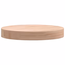 vidaXL Table Top Wooden Replacement Desk Top Dining Table Top Solid Wood Beech - light brown, 30 x 4 cm - Additional view 4
