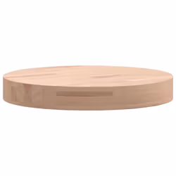 vidaXL Table Top Wooden Replacement Desk Top Dining Table Top Solid Wood Beech - light brown, 30 x 4 cm - Additional view 5