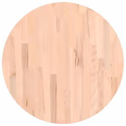 vidaXL Table Top Wooden Replacement Desk Top Dining Table Top Solid Wood Beech - light brown, 60 x 4 cm - Additional view 5