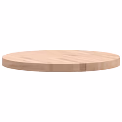 vidaXL Table Top Wooden Replacement Desk Top Dining Table Top Solid Wood Beech - light brown, 60 x 4 cm - Additional view 8