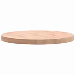 vidaXL Table Top Wooden Replacement Desk Top Dining Table Top Solid Wood Beech - light brown, 60 x 4 cm - Additional view 9