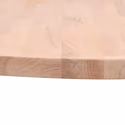 vidaXL Table Top Wooden Replacement Desk Top Dining Table Top Solid Wood Beech - light brown, 80 x 4 cm - Additional view 2