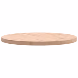 vidaXL Table Top Wooden Replacement Desk Top Dining Table Top Solid Wood Beech - light brown, 80 x 4 cm - Additional view 4